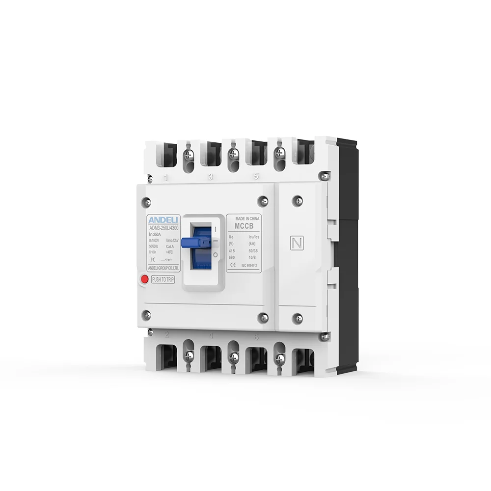 Picture 7: Moulded Case Circuit Breaker 250A AC 50/60Hz 50kA Breaking Capacity 12kV 400/690V Model ADM3-250L-4300