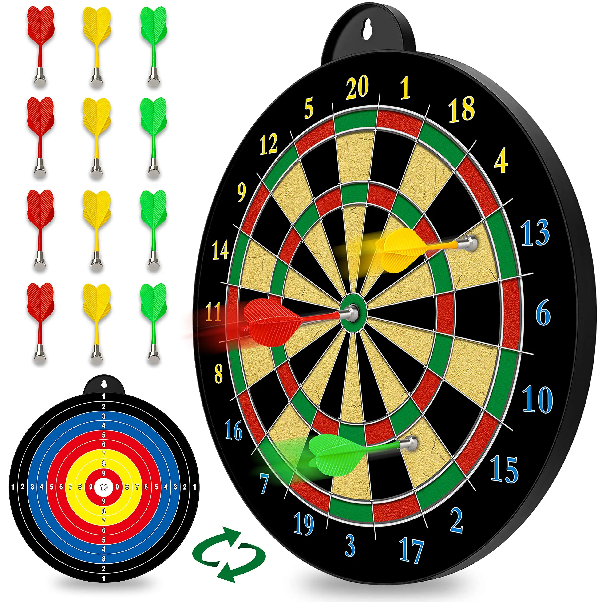 

Bristle Dartboard Scoring Dart Deflection for Indoor Game and Party Games Toys Gifts Magnetic target shooting Dart Board