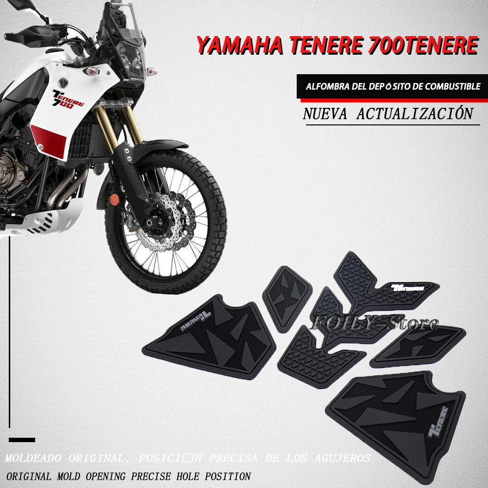 

Новая наклейка для YAMAHA TENERE 700 TENERE 700, Защитная Наклейка для топливного бака мотоцикла, противоскользящий протектор 3M