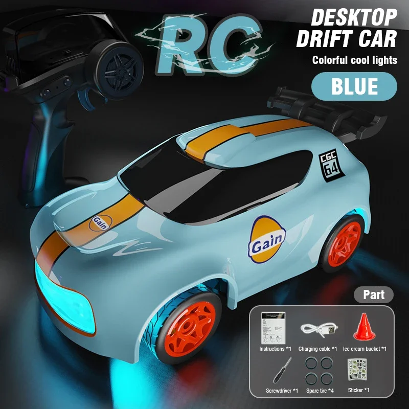 1:64 RC Drift Auto 2,4G Mini Fernbedienung Stunt Auto High Speed Desktop Racing Fahrzeug Modell Wettbewerb Spielzeug Kind weihnachten Geschenke