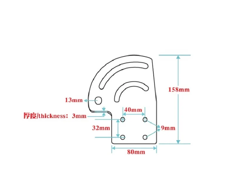 2 stuks industriële aluminium profiel hoekaanpassing plaat connector plaat hoek haakse connector