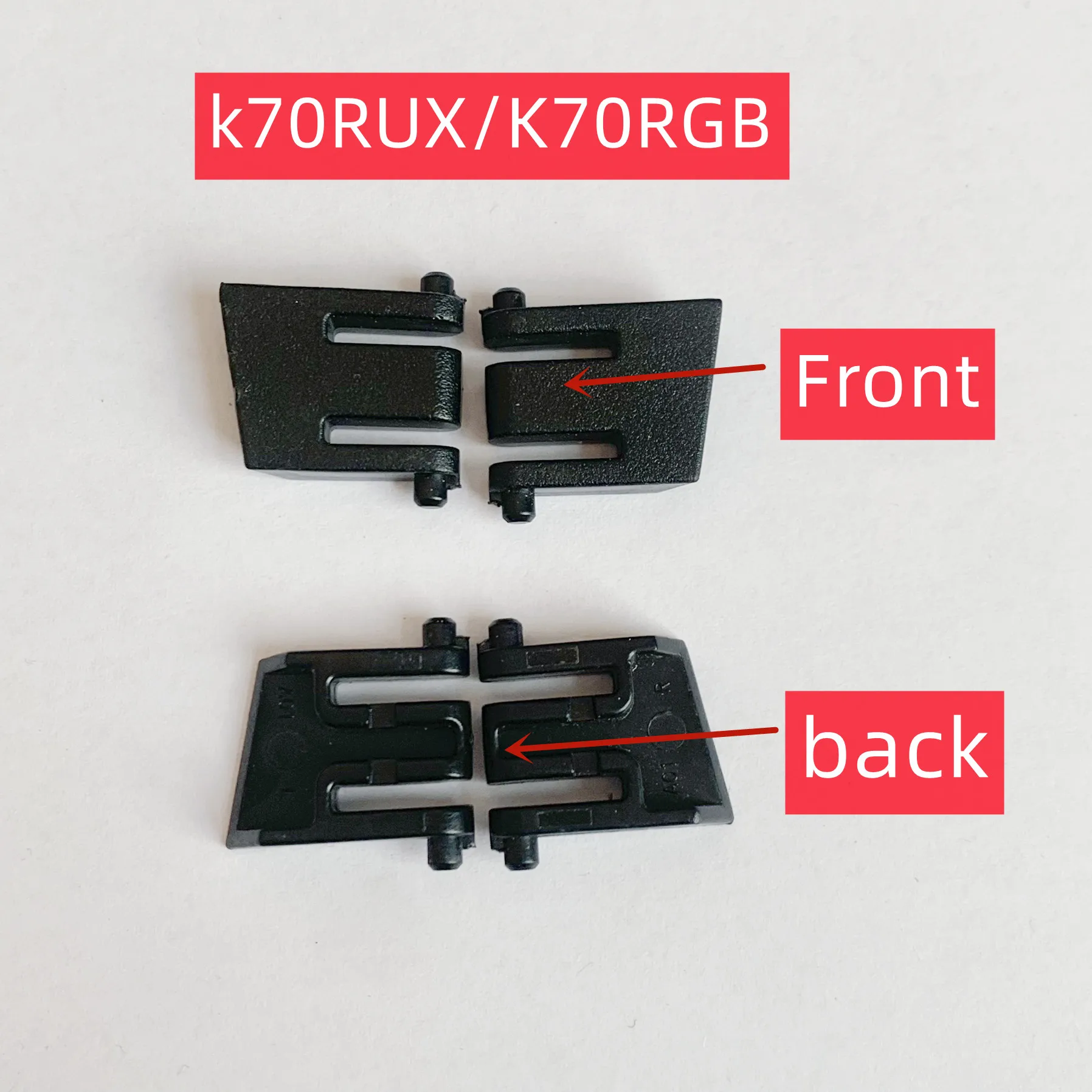 2Pcs Keyboard Bracket Leg Plastic Stand for Corsair K65 K70 K63 K95 K70 LUX RGB Mechanical Gaming Keyboard