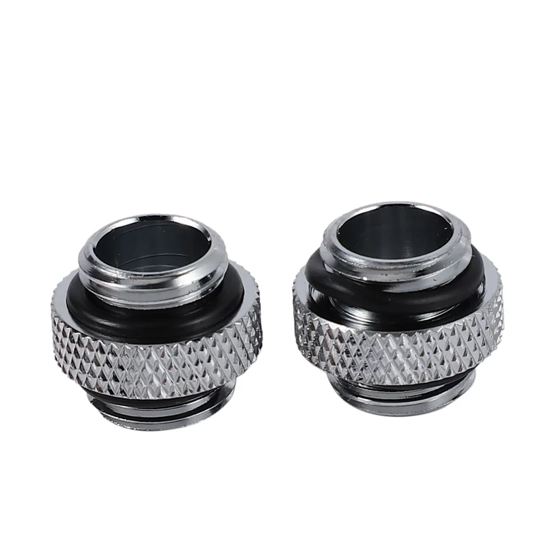 10 Pz G1/4 Mini Filettatura Esterna Maschio A Maschio Raffreddamento Ad Acqua Adattatore Raccordo Rotante Connettore di Raffreddamento Ad Acqua Argento, Requisito