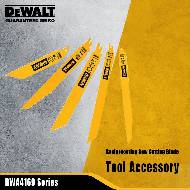 Dewalt Reciprocating Saw Blade DWA4188 DW4809 DW4847 DW4808 DW4813 DWA41812 Endurance for Thick Metal Cast Iron Alloy Wood