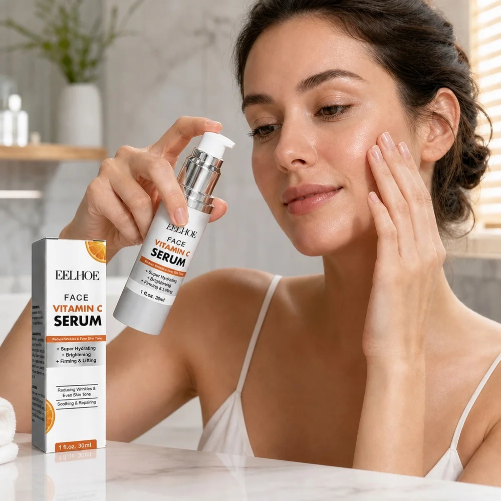 US Local 30ml Vitamin C Face Serum For Women Brightening Anti-Wrinkle Hydrating Niacinamide Ascorbic Acid Firming Lifting Soothing Repairing