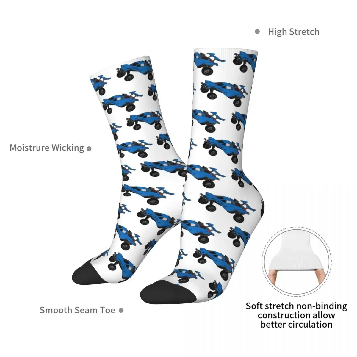 Bas absorbant la sueur Octane Harajuku, chaussettes longues toutes saisons, accessoires pour hommes et femmes, cadeaux