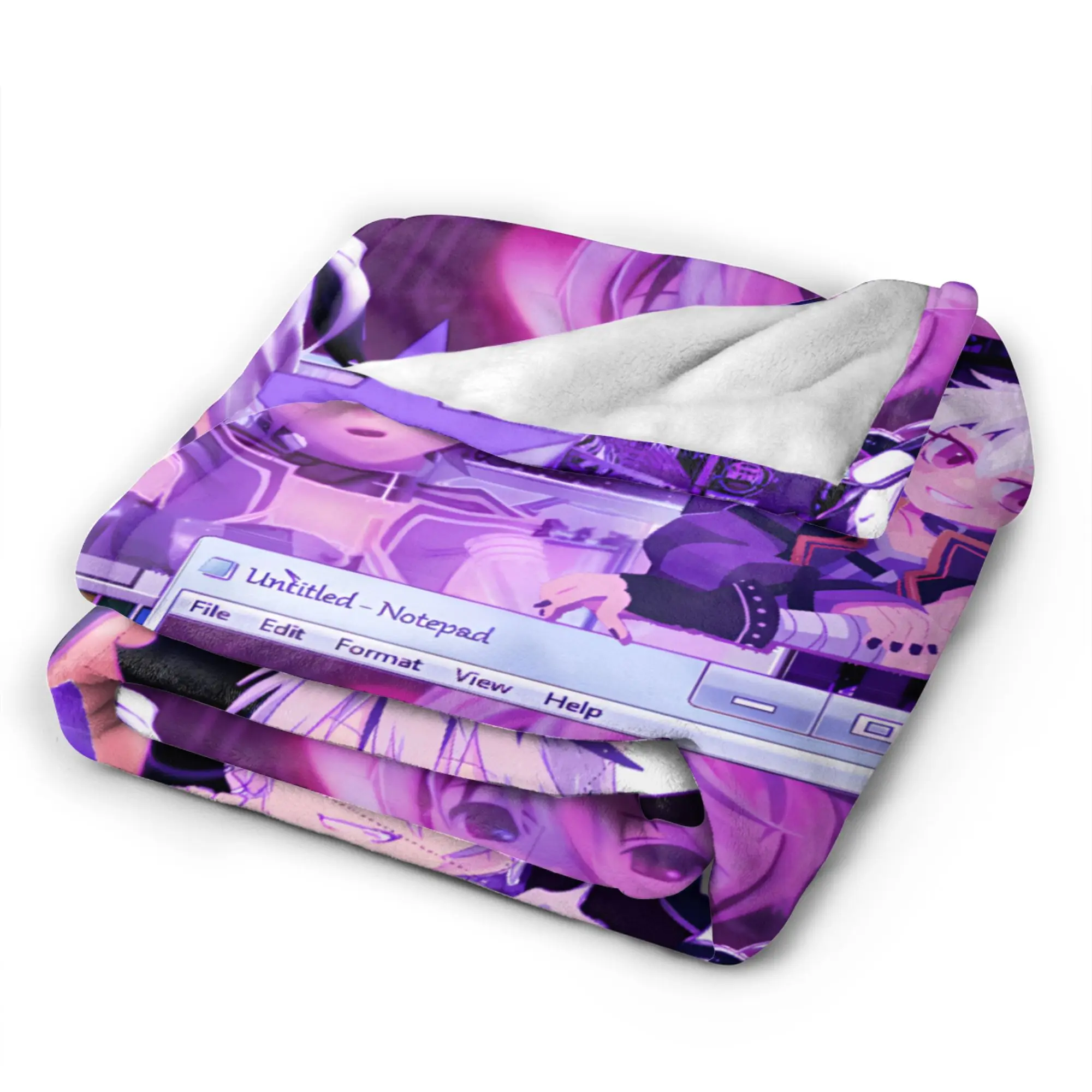 Singer V4flower Vflower Chibi Super Soft Blanket  Girls Boys Plush Bedding Throws Outdoor Flannel Bedspread Sofa Bed Cover