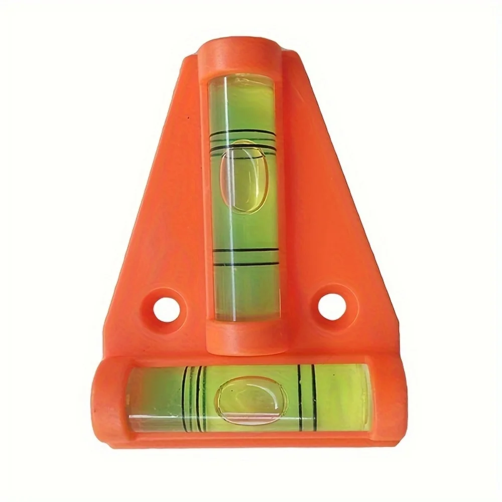 2 Plastic T-Shaped Levels, Mini Bubble Level for Measuring Balance, Suitable for Household Woodworking Tools