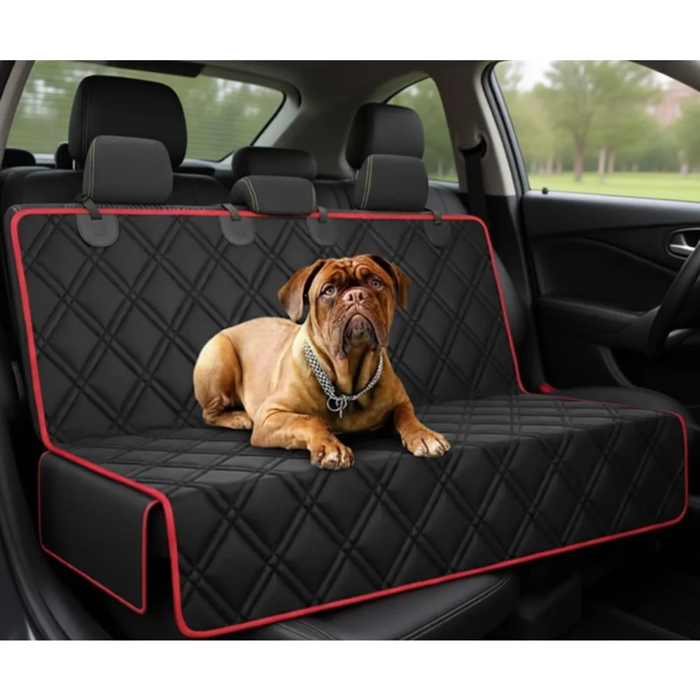 

Водонепроницаемый чехол-гамак для домашних животных на сиденья автомобилей, грузовиков, внедорожников, моющийся, сверхпрочный, герметичный, с ремнем безопасности и поводком