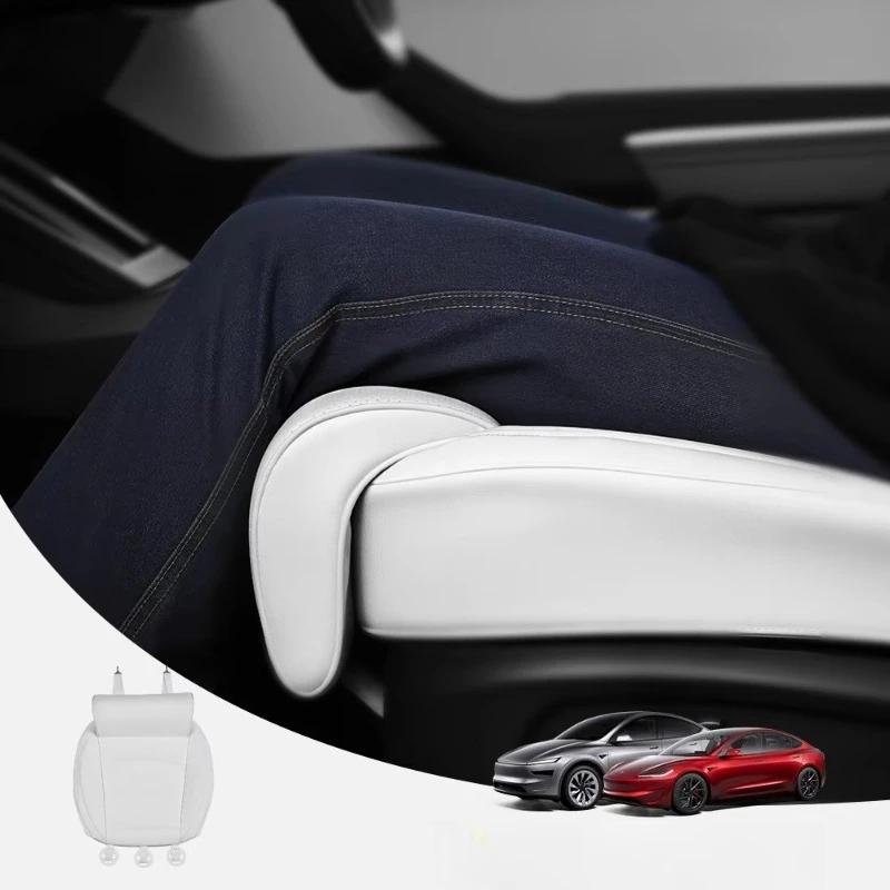 For Tesla Model 3/Y/YL Full Surround Extended Leg Rest Cushion Protective Cover Main Co‑Pilot Auto Interior Decor