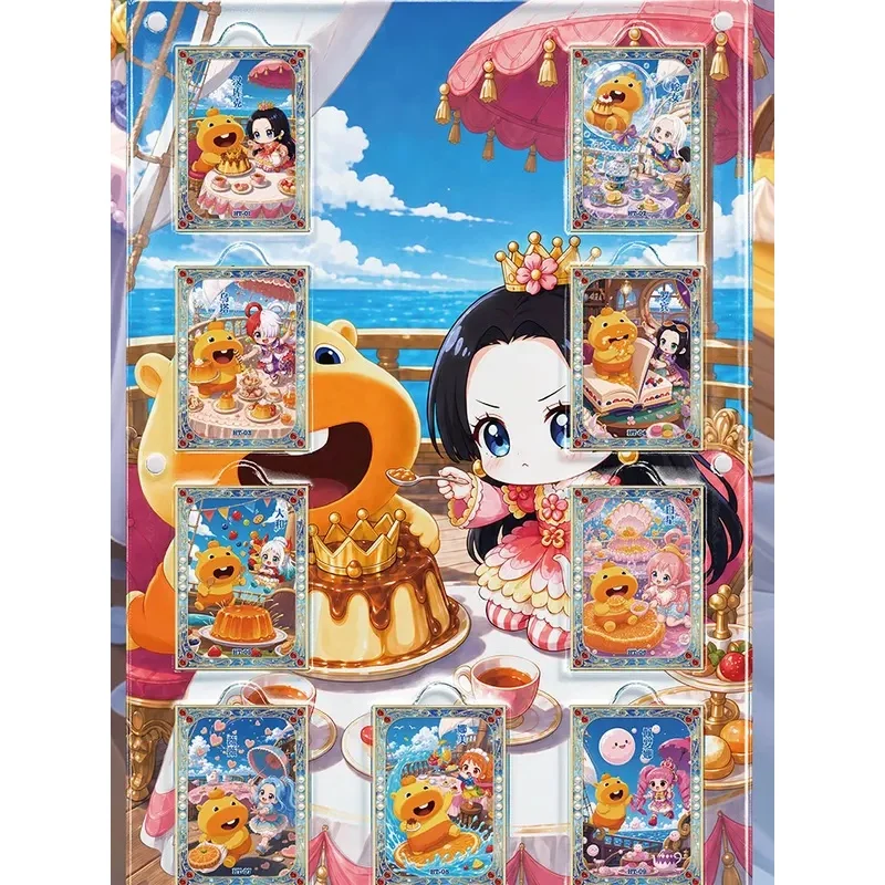 One Piece Metal Diamond Collectible Cards Goddess Waifu Boa Uta Japanese Anime CCG TCG Trendy Birthday Party Hobby Gift