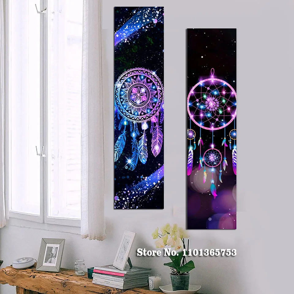 Diamond Painting Large Size 2023 New Bohemian Seven Chakras Mosaic Embroidery Multicolor Planet Butterfly Flower Home Decoration