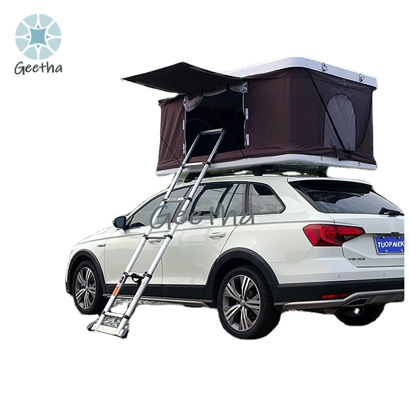 

Big Size 3-4 Person Rooftop Tent Aluminum Roof Tent Top Hard Shell Outdoor Camping Roof Top Hard Shell Car Tent for Sale
