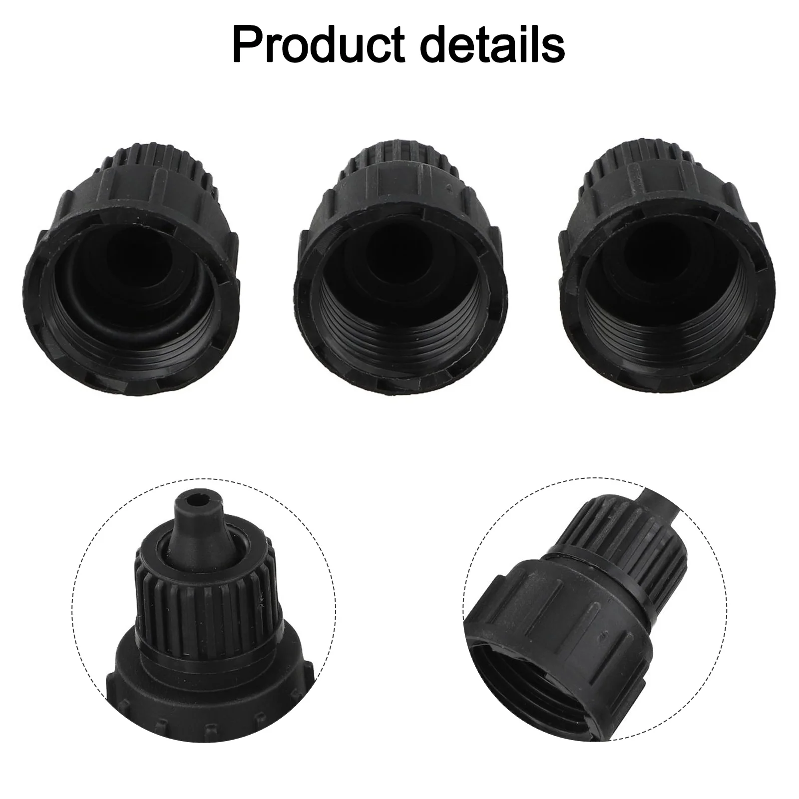 Easy Connection Adapter Drip Irrigation Adapter For Garden Use Irrigation System Reusable Fast Screw Interface