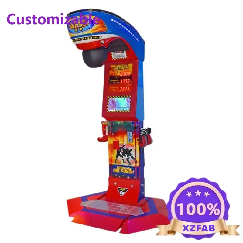 Factory Direct 2026 Boxing machine venting force measurement video game city dragon fist soothing pressure boxing coin game mach