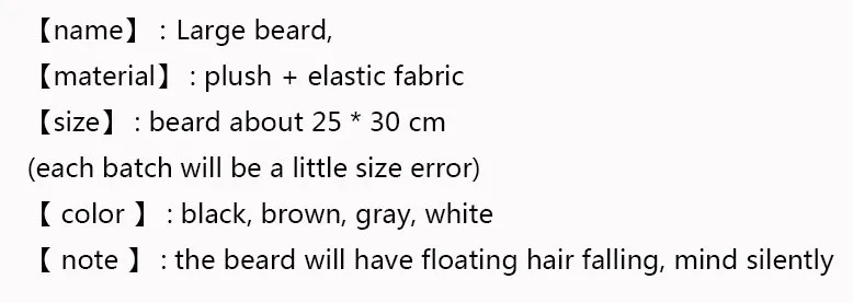 Lustiges Kostüm, Piratenparty, Schnurrbart, Cosplay, gefälschter Schnurrbart, Bart für Kinder und Erwachsene, Halloween, Weihnachtsdekoration