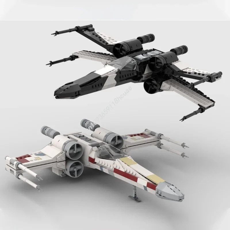 1520pcs MOC XWing Starfighter Partisan Red 5 Model Building Blocks Festival Gifts Construction Toys DIY Idea Education view 4