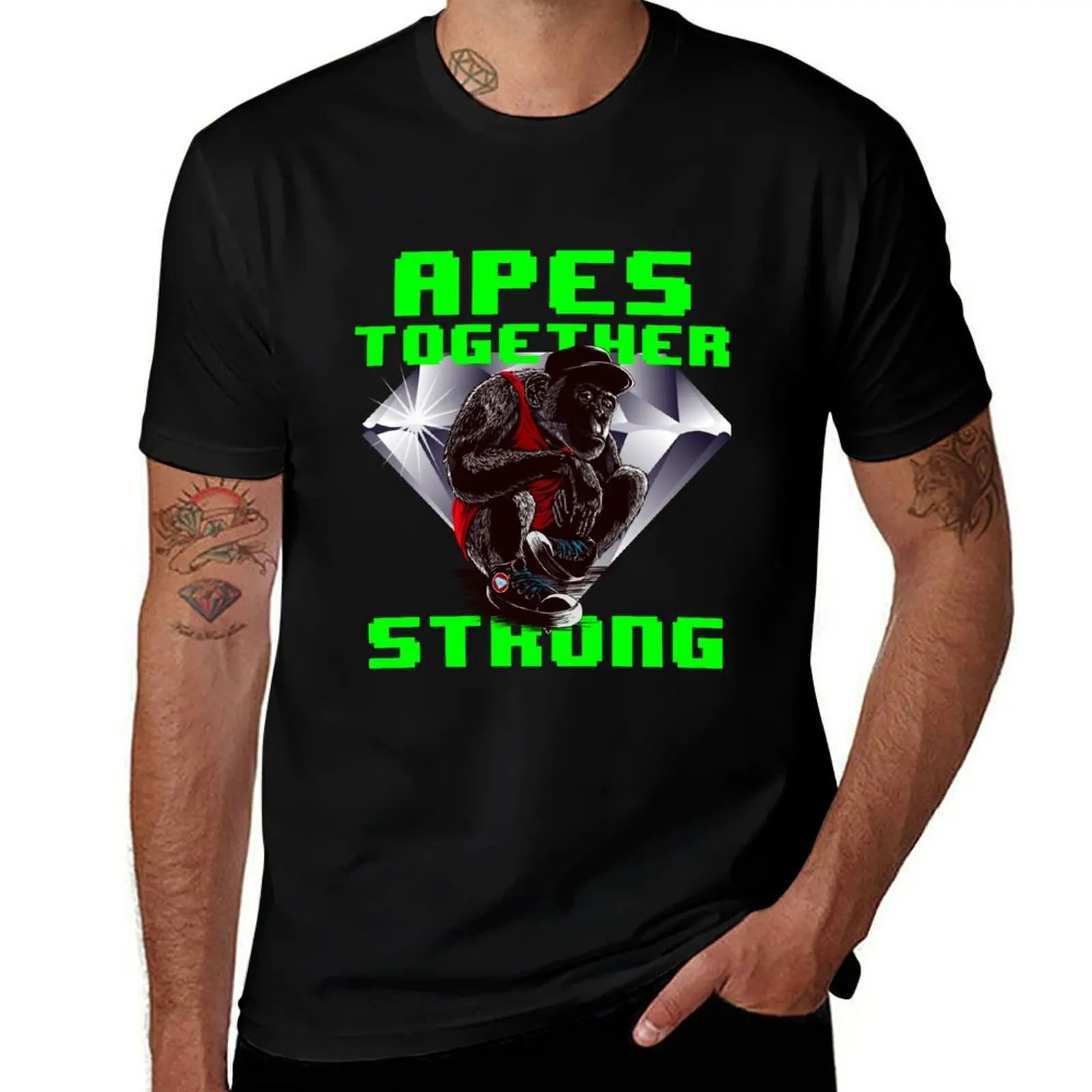 

t Strong funny t man graphic for cotton Apes shirts T-Shirt shirts man shirts Together t Diamond cotton for man
