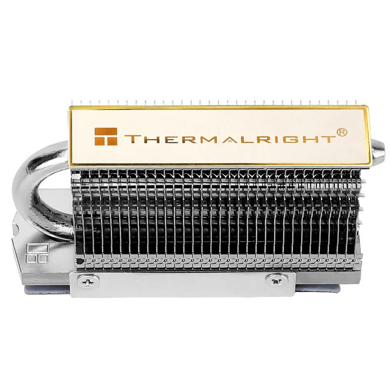 M.2 HR-09 2280 SSD Heat Sink, Matte Copper Tube Aluminum Alloy SSD Vest Heat Sink
