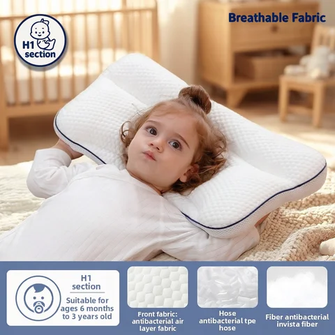 1-3-8-16 Years Baby Pillow Neck Protection Children's Partition Pillows Bedding Kindergarten All Seasons Kids Sleeping Pillow