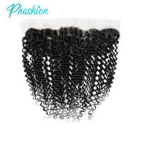 Phashion Deep Wave 13x4 Lace Frontal & HD Transparent Swiss 4x4 Closure Pre Plucked Brazilian Remy Human Hair For Black Women