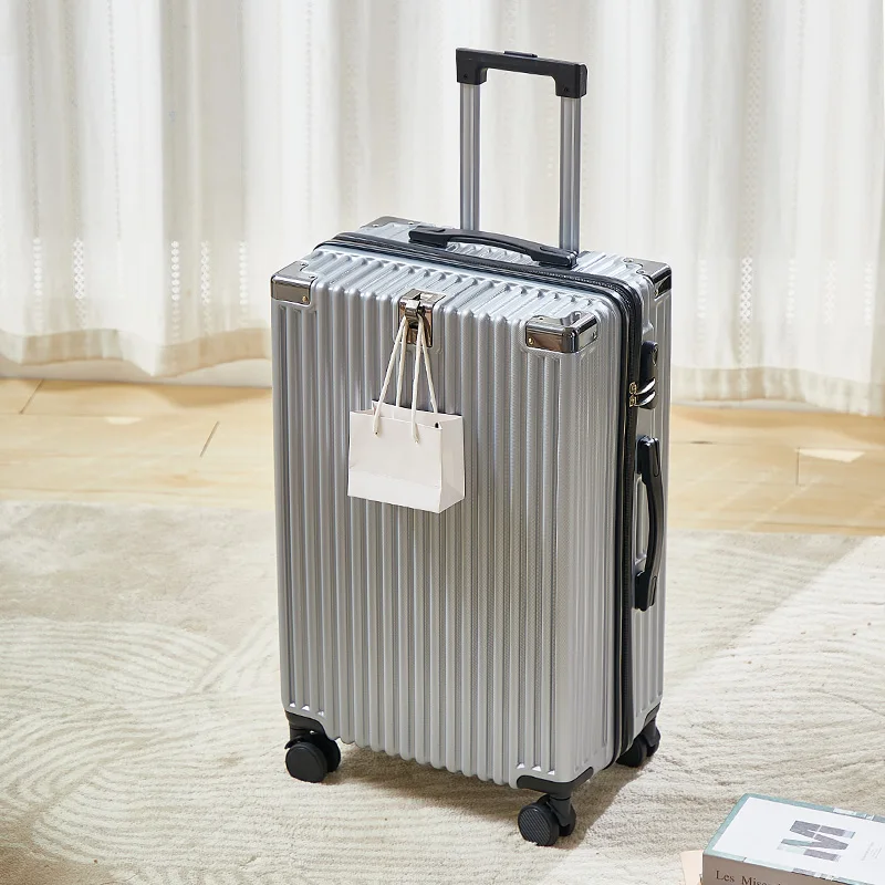 Modern Carry on Trolley CaseCustom Large 20/22/24/26/28 Inch PC ABS Luggage with Combination Lock Wholesale Prices Suitcase image 3