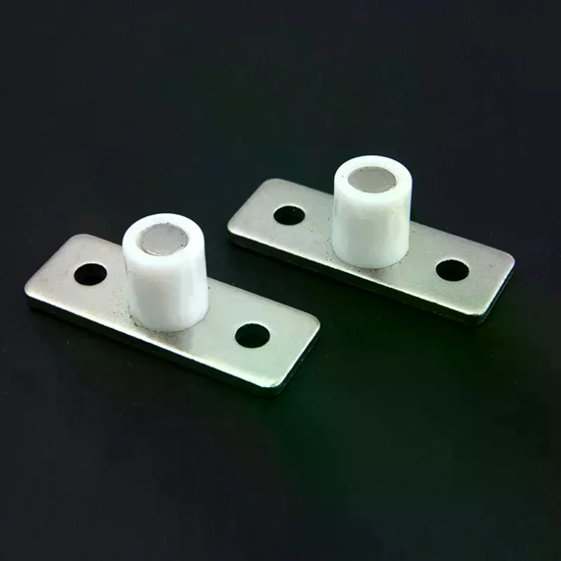 /TPz/2Pcs Floor Mount Sliding Wooden Door Guide Roller Retainer Top