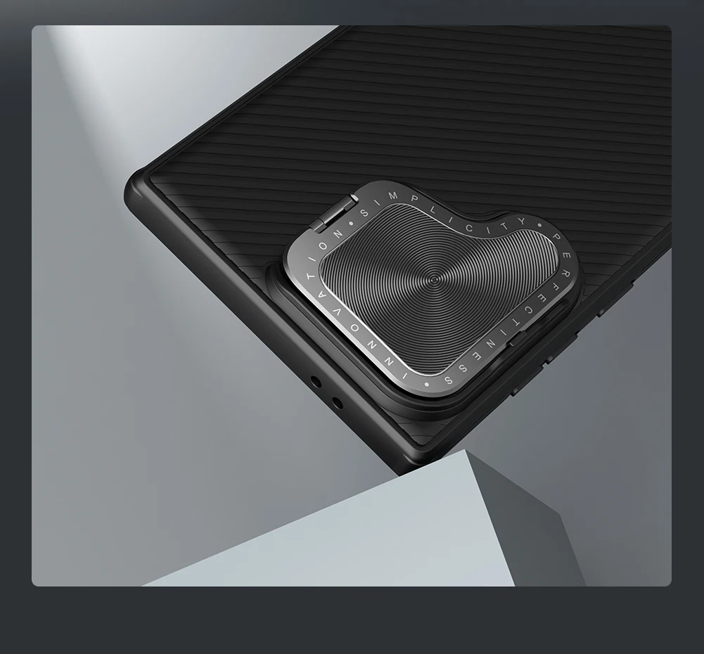 For Samsung Galaxy S24 Ultra 5G Nillkin Camshield Prop Case Camera Protector with Stand Lens Cover Protection