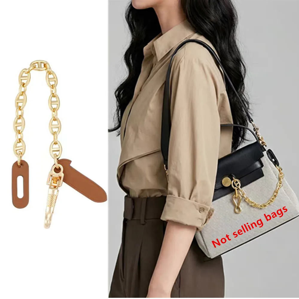 

Anti-Wear Leather Pin Cap Lock Chain for Herbag 31/39 - Premium Metal Chain & Leather Paste Protector for Women's Handbag,Upgrad