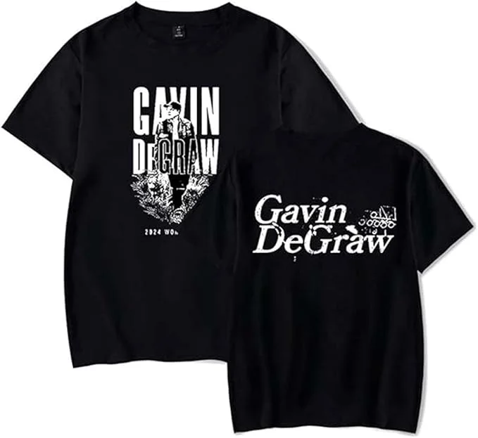 

Футболка с товаром World Tour Gavin DeGraw 2024, мужская/женская модная футболка с круглым вырезом и принтом с коротким рукавом