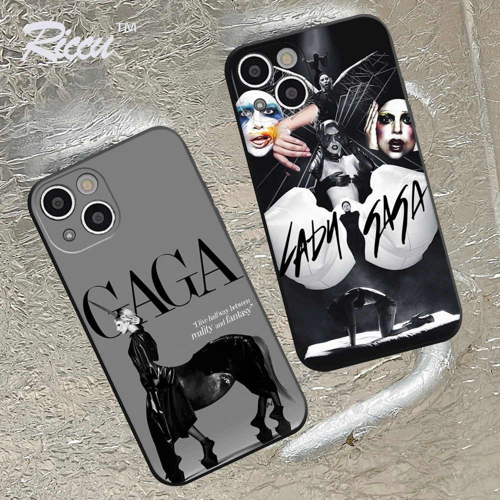 Lady Gaga Singer Phone Case FOR IPhone 14 13 11 12 Pro 8 7 Plus X 13 Pro MAX XR XS MINI SE 2020 Black Covers