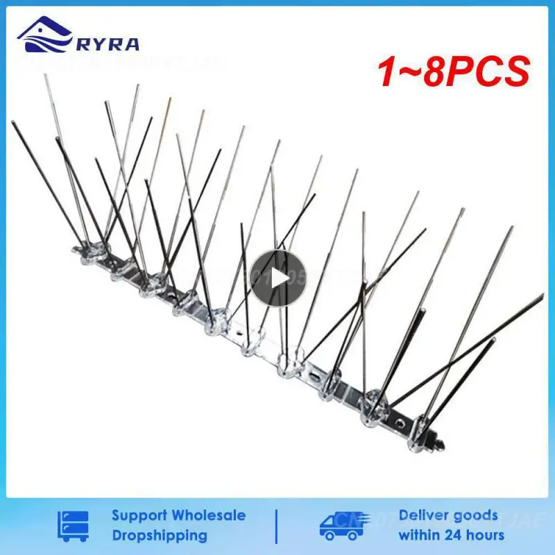 Anti Bird Stainless Steel Spike Strip Bird And Pigeon Spikes Deterrent Plastic Repeller Bird Scarer Repeller For Pigeon