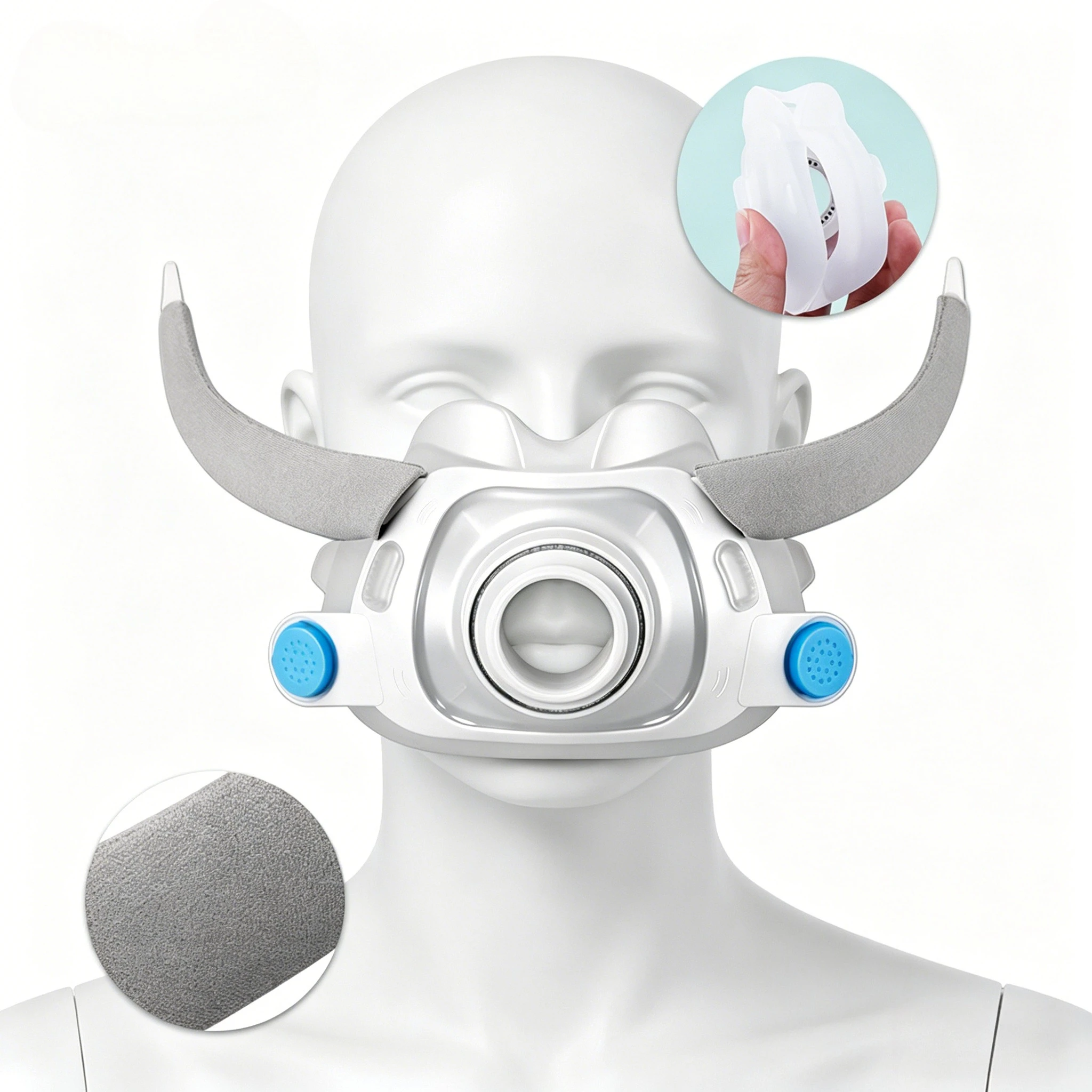 

CPAP Accessories Face Mask For AirFit F40 Auto CPAP Respirator Sleep Aid Apnea Cushion Replacement Mask Anti Snoring
