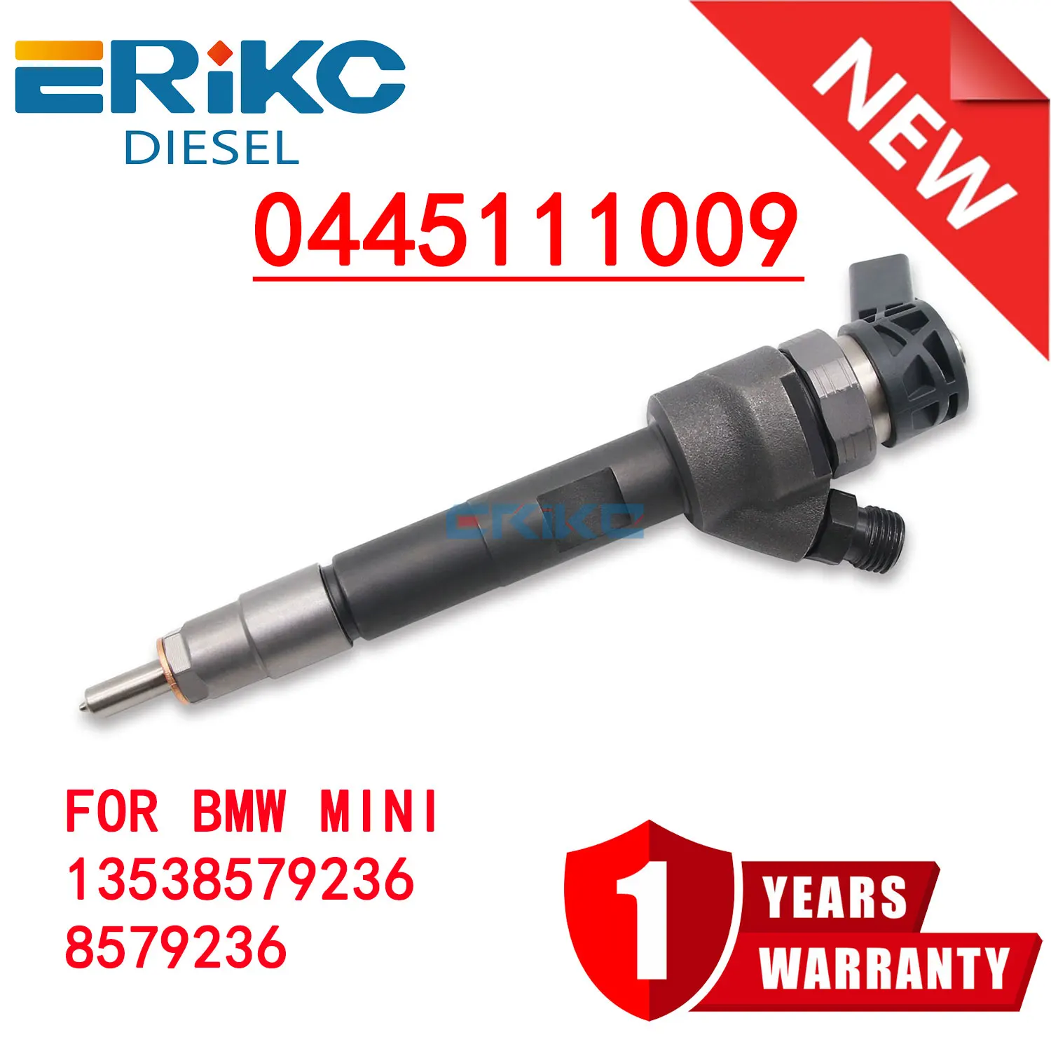 0445111009 COMMON RAIL DIESEL INJECTOR 0 445 111 009 NOZZLE SPRAYER ASSY 0445 111 009 for BOSCH BMW 13538579236 8579236