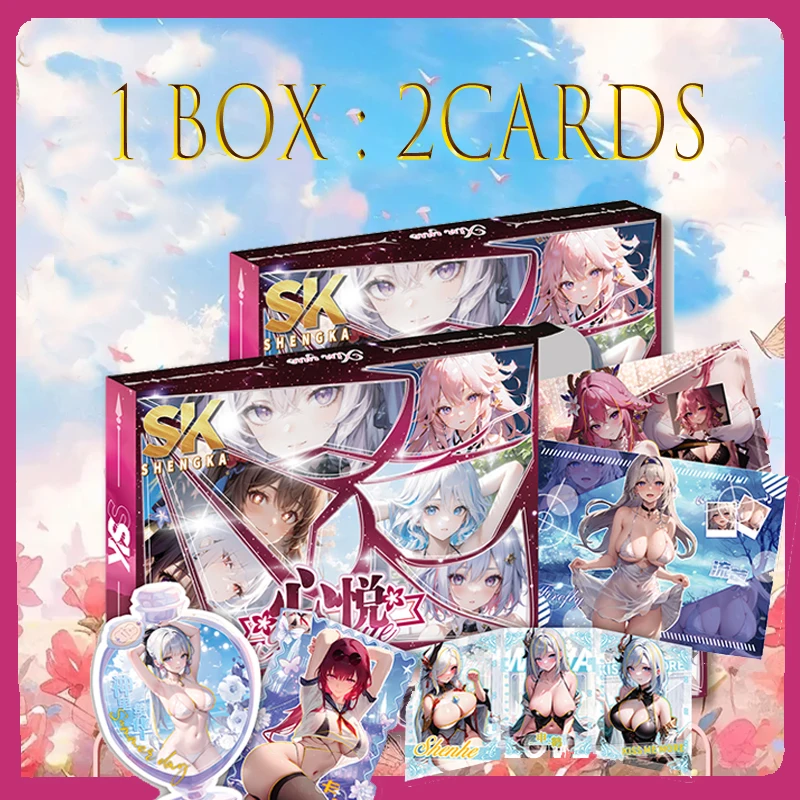 SHENGKA New Goddess Card Xinyue Genshin Game Girl Character Collection Cards ACG Booster Box Boy Hobby Cards Birthday Toy Gifts