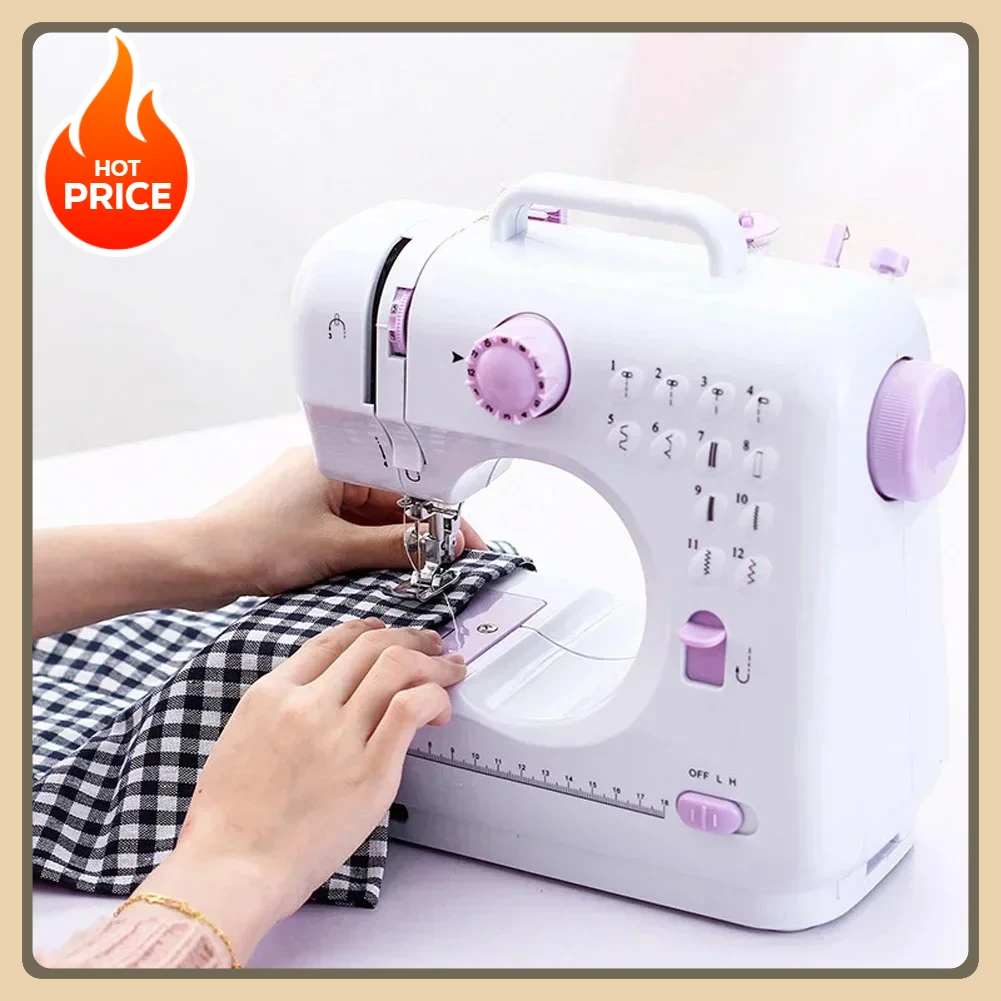 

Горячая распродажа: 12-функциональная мини-портативная швейная машинка — двойной режим для домашнего ремонта, в комплекте с прижимной лапкой и ножной педалью