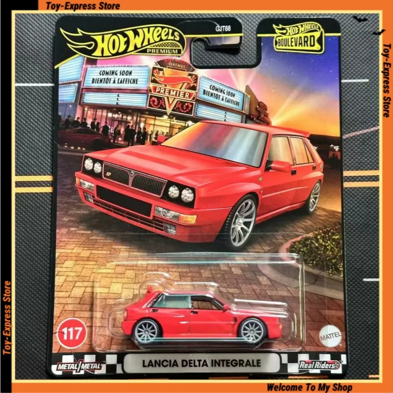 Hot Wheels Premium 2025 bulevar juguetes para niños Hotwheels 2025 1:64 modelo de coche niños juguetes Lancia Delta Integrale coleccionable