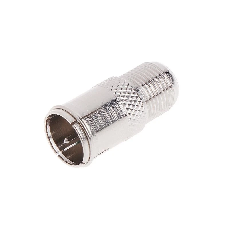10 pcs ajuste rápido f conector conector masculino adaptador femenino: empuje en RF coaxial