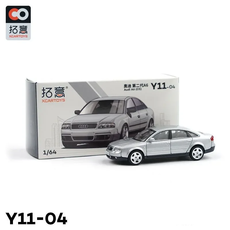 

Tuoyi 1/64 second generation Audi A6 miniature model alloy car model toy gift collection ornaments