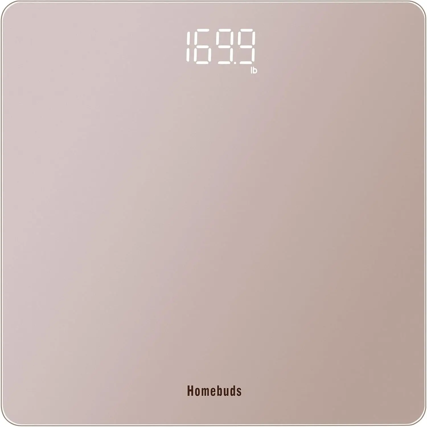 

Digital Bathroom Scale, High Precision, Rose Gold, LED Display, 400lb/182kg, 3*AAA Batteries Included