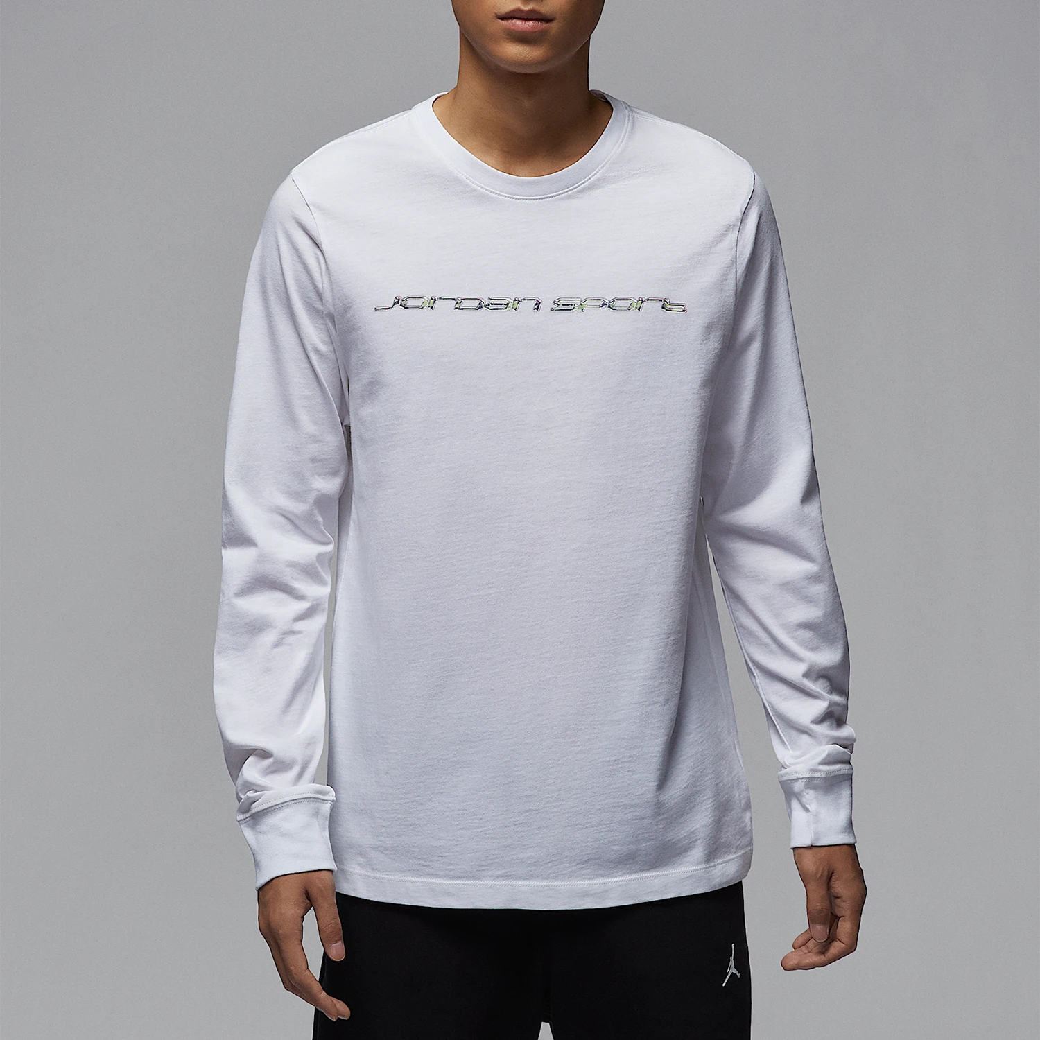 

Nike Official JORDAN Men's Sports Casual Training Long Sleeve T-Shirt HJ2345-100