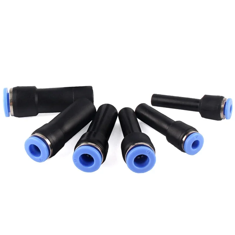 Khí Nén Phụ Kiện PGJ 4Mm 6Mm 8Mm 10Mm 12Mm 14Mm Thẳng Giảm Kết Nối Không Nước vòi Ống Đẩy Trong Khí Nhanh Khớp