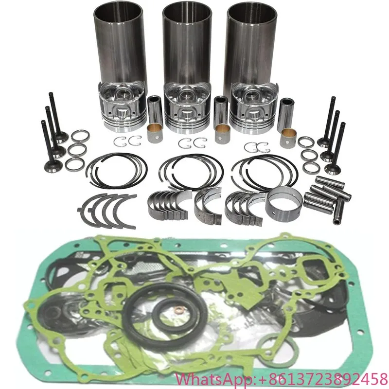 

1Set 3D67E Overhaul Rebuild Kit For Komatsu 3D67E 3D67E-1A Excavator PC18