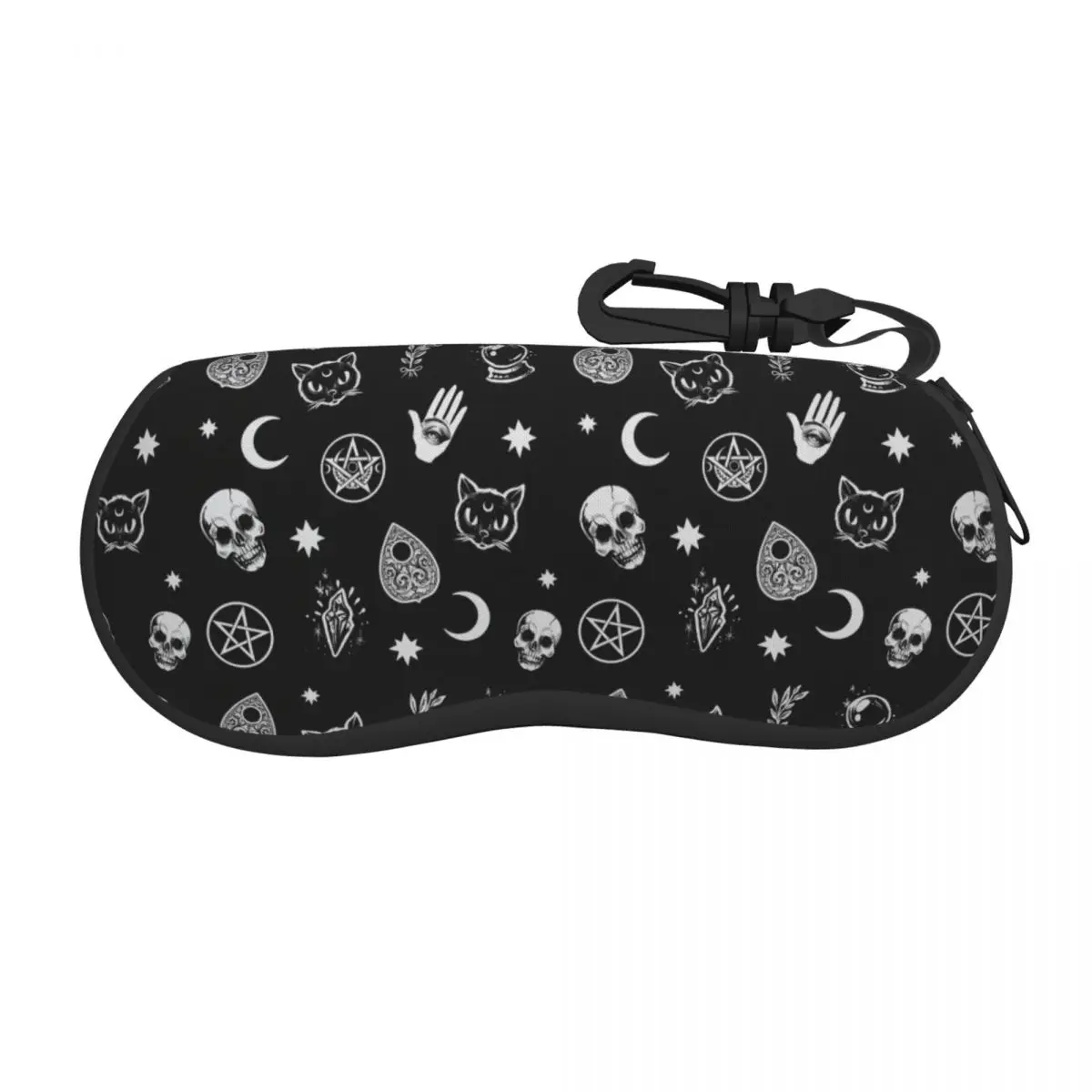 

Custom Witch Pattern Shell Glasses Case Unisex Fashion Halloween Eyeglasses Case Sunglasses Protector Box