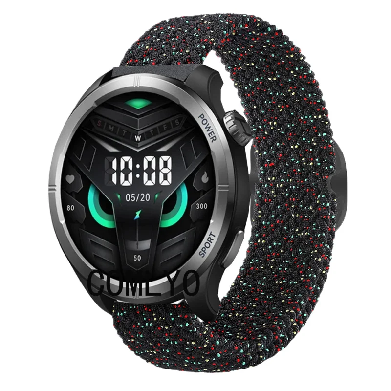 Per HAYLOU Solar Neo Smart Watch Strap Band cintura in Nylon regolabile Soft traspirante Wristband Smartwatch Screen Protector Film