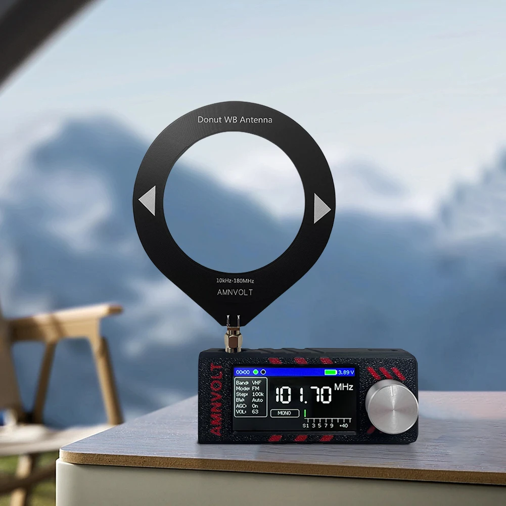 10khz-180mhz 中波短波アンテナ ミニリングアンテナモジュール ラジオトランシーバー SDR のすべてのモデル用