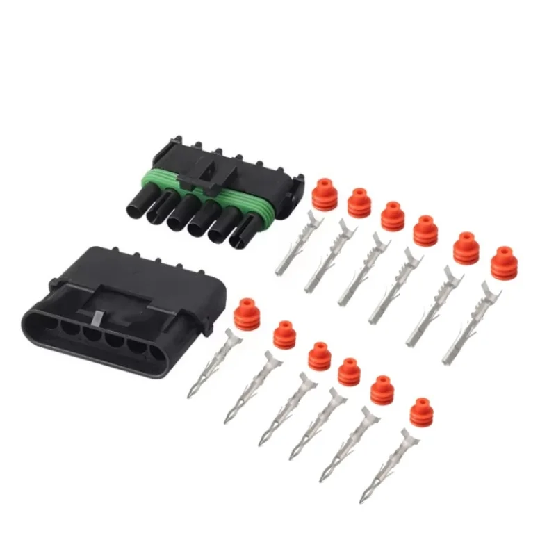 

6 Pin 2.5 Series automotive electrical cable housing plug waterproof plastic wire harness auto connector 12010975 1201579