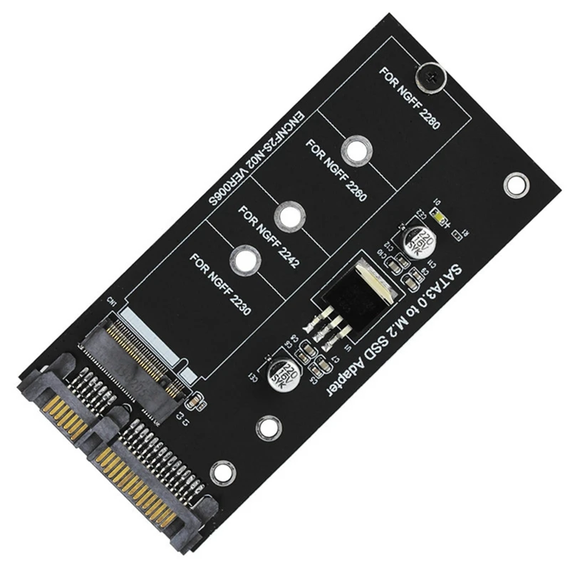 M.2 SATA Adapter M2 To SATA Adapter M.2 To SATA Adapter M.2 NGFF Converter 2.5Inch SATA3 Card B Key For 2230-2280 M2 SSD