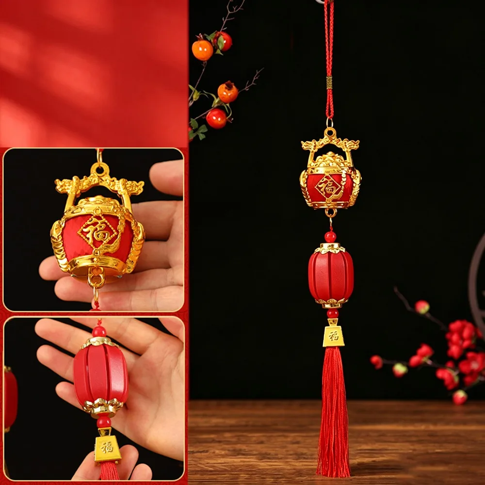 Exquisite Plastic Year Goat Ornament Zodiac Goat Gold Ingot Pendant Tree Decor Hanging Pendant Potted Plant Decor
