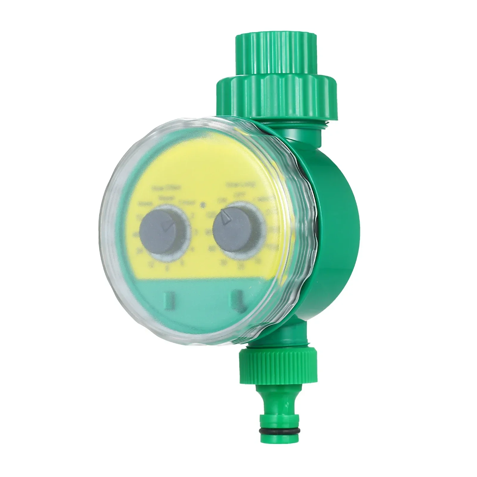 Twist Dial Automatic Water Timer, 20m Drip Kit – 1-120min Scheduling, No Tools, 5psi Durability